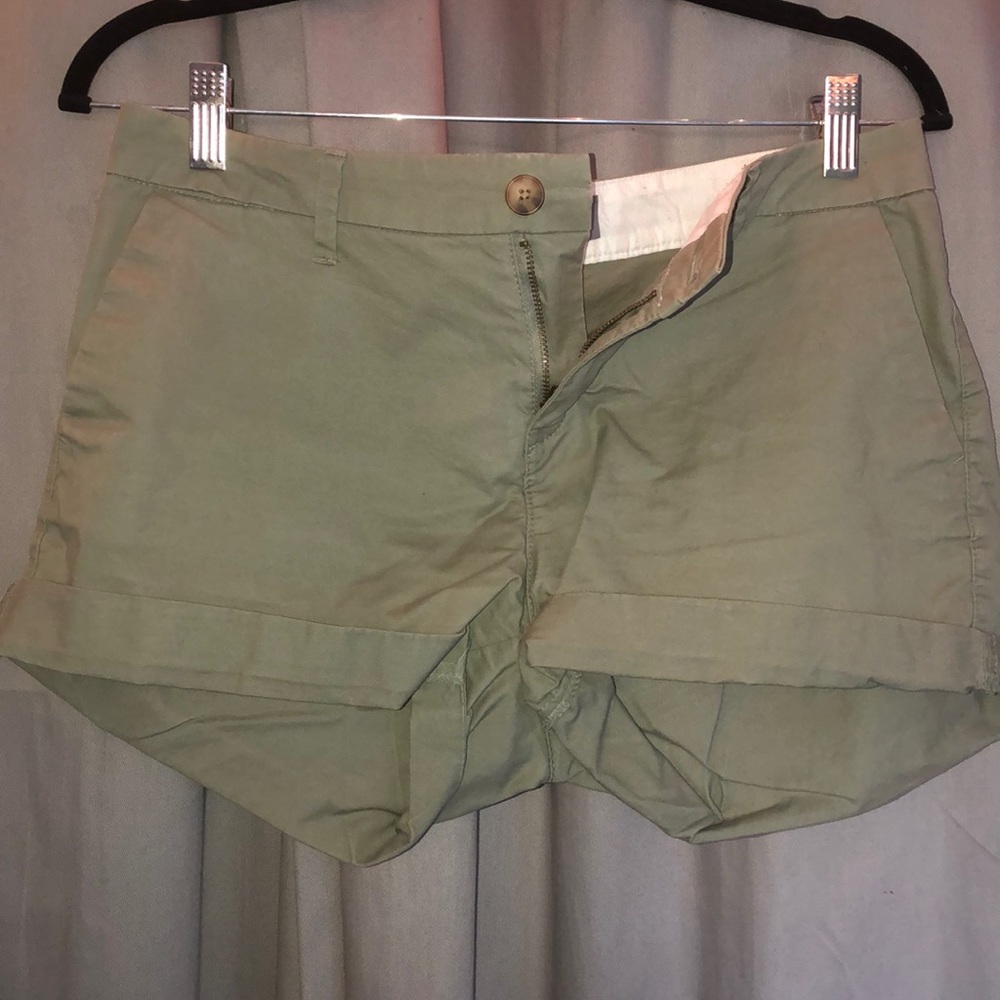 Green shorts